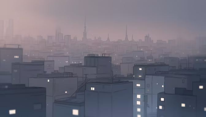 Cityscape at Dusk