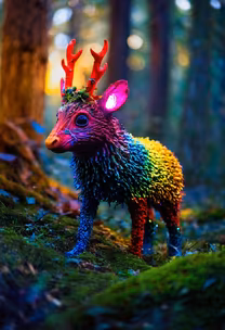 Rainbow Forest Creature Rainbow Forest Creature