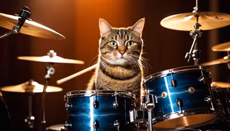 Drummer Cat Drummer Cat