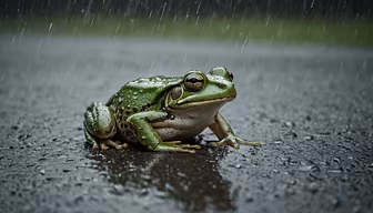 Rainy Day Frog Rainy Day Frog