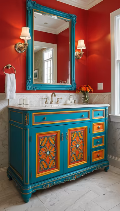 Eclectic Bathroom Design