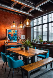 Industrial Chic Dining Industrial Chic Dining