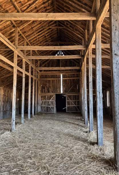 Rustic Barn Interior Rustic Barn Interior