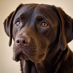 Chocolate Labrador Portrait