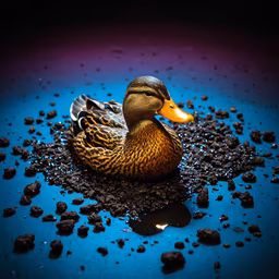 Duck in the Mud