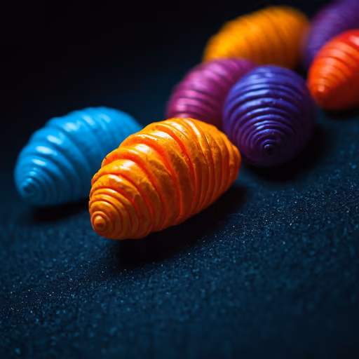 Colorful Croissant Dreams