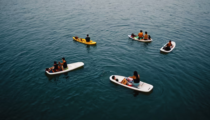Paddle Boarding Fun