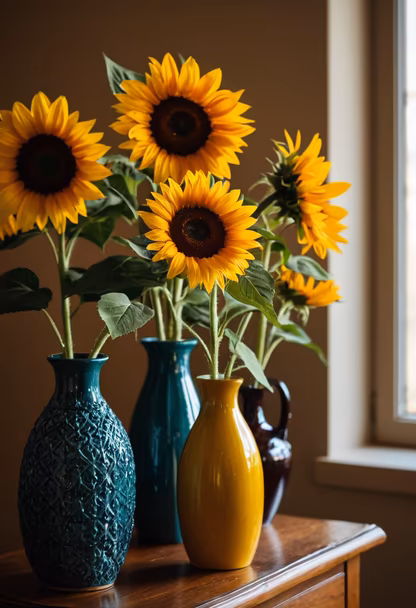 Sunflowers in Bloom Sunflowers in Bloom