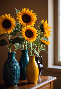Sunflowers in Bloom Sunflowers in Bloom