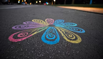 Sidewalk Flower