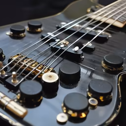 Bass Guitar Close-Up Bass Guitar Close-Up