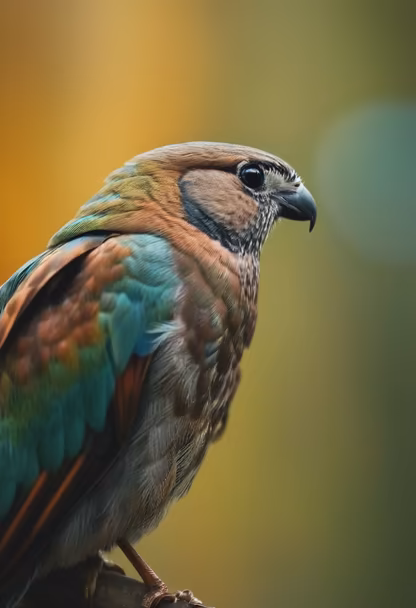 Colorful Bird Portrait Colorful Bird Portrait