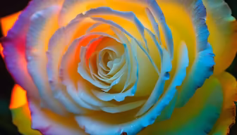 Rainbow Rose