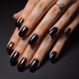 Starry Night Nails