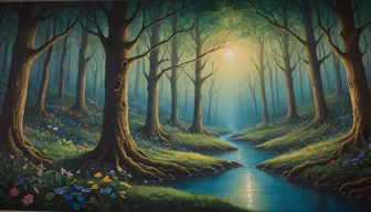 Enchanted Forest Stream Enchanted Forest Stream