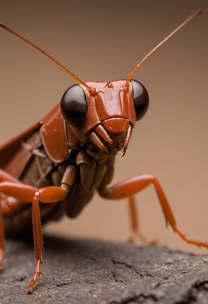 Grasshopper Close-Up Grasshopper Close-Up
