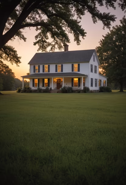 Evening at the Farmhouse