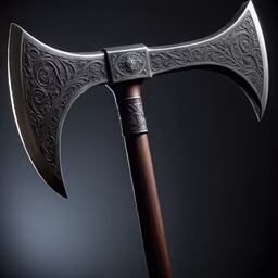 Engraved Battle Axe Engraved Battle Axe