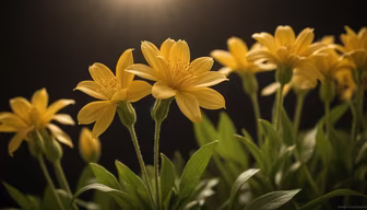 Golden Blooms