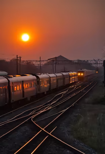 Sunset Train Sunset Train