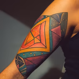 Geometric Arm Art