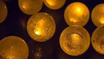 Glowing Spheres Glowing Spheres