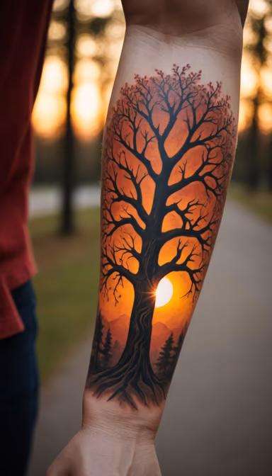 Sunset Tree Sunset Tree