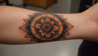 Floral Arm Art Floral Arm Art