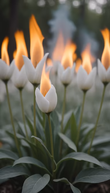 Flaming Tulips