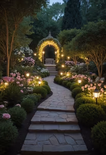 Enchanted Garden Path Enchanted Garden Path