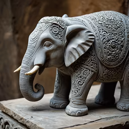 Elephant Carving Elephant Carving