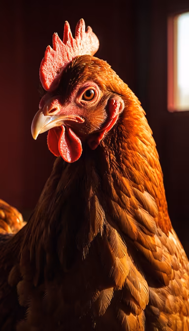 Hen Portrait