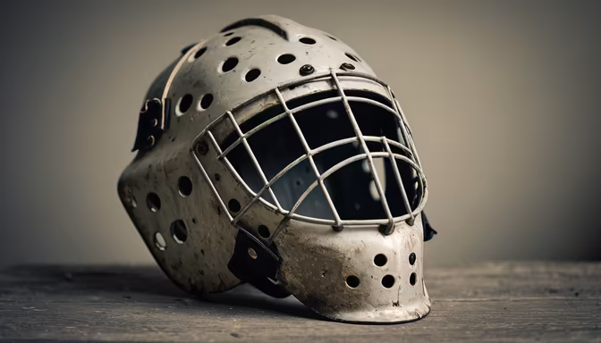 Vintage Goalie Mask