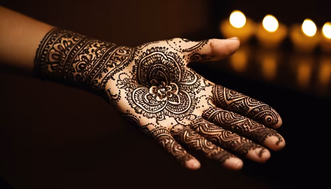 Henna Adorned Hand