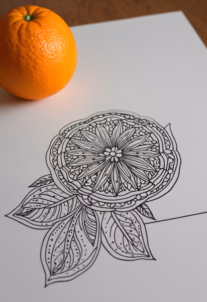Orange Mandala Orange Mandala