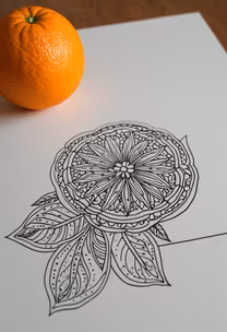 Orange Mandala Orange Mandala