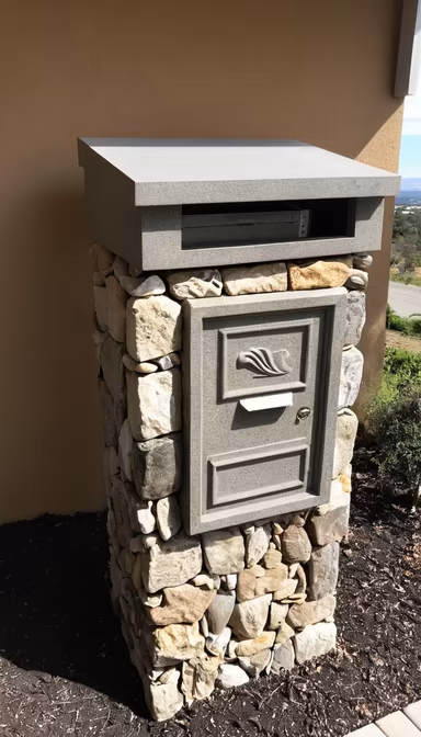 Stone Mailbox Stone Mailbox