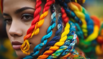 Rainbow Braids Rainbow Braids