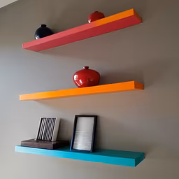 Colorful Shelves Colorful Shelves