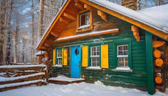 Winter Cabin Retreat Winter Cabin Retreat