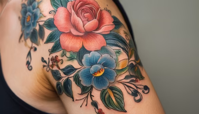 Floral Tattoo