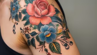 Floral Tattoo Floral Tattoo