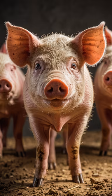 Piglets' Curiosity Piglets' Curiosity