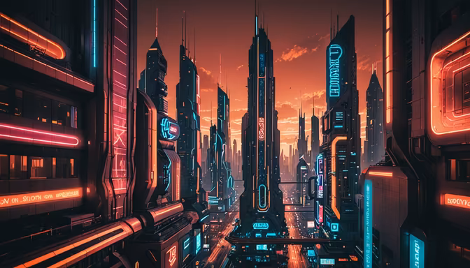 Cyberpunk Cityscape
