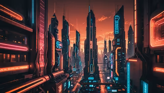 Cyberpunk Cityscape Cyberpunk Cityscape