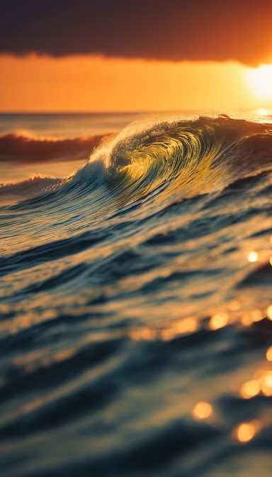Golden Hour Waves Golden Hour Waves