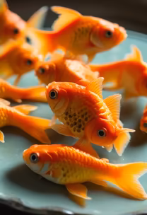 A School of Goldfish A School of Goldfish
