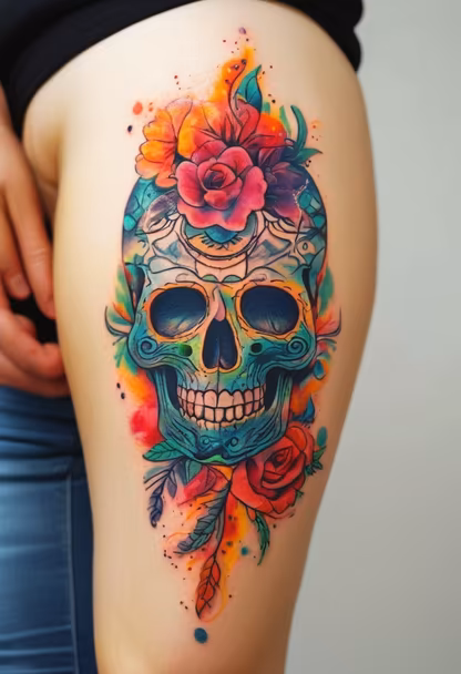 Floral Skull Floral Skull
