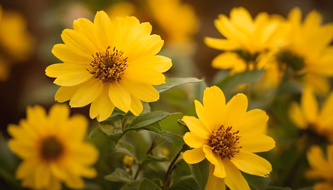 Golden Blooms