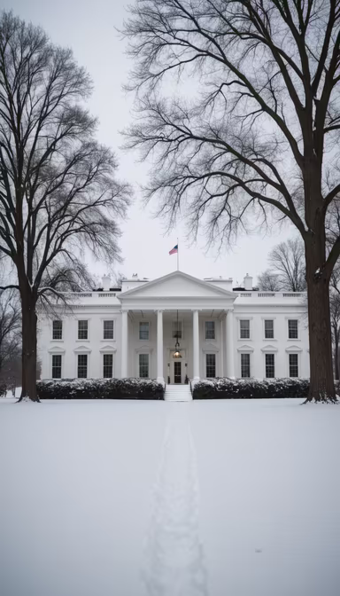 Winter at the White House Winter at the White House